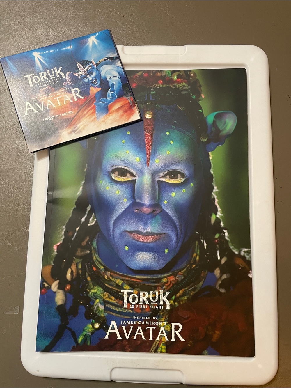 Cirque Du Soleil Toruk the First Flight souvenir program & DVD set ( retired )